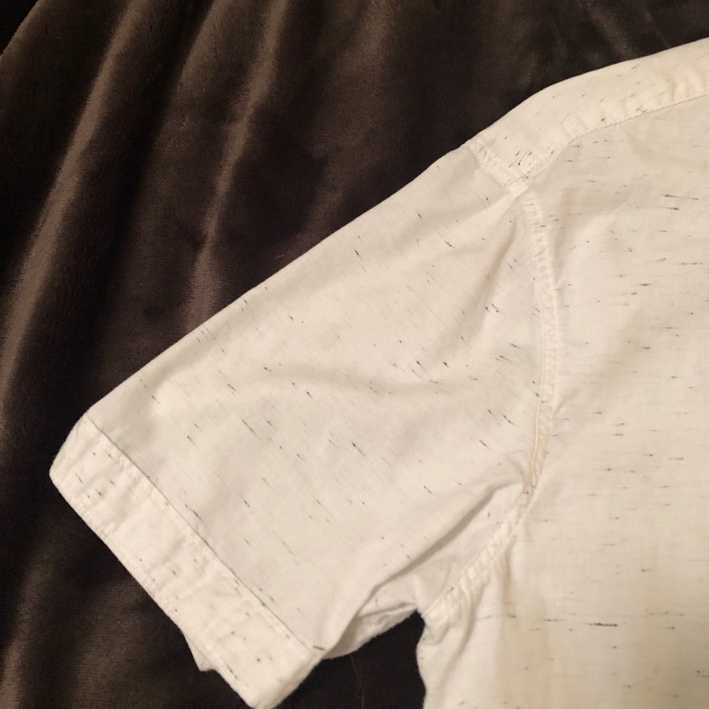 AllSaints Button Short Sleeved shirt Large